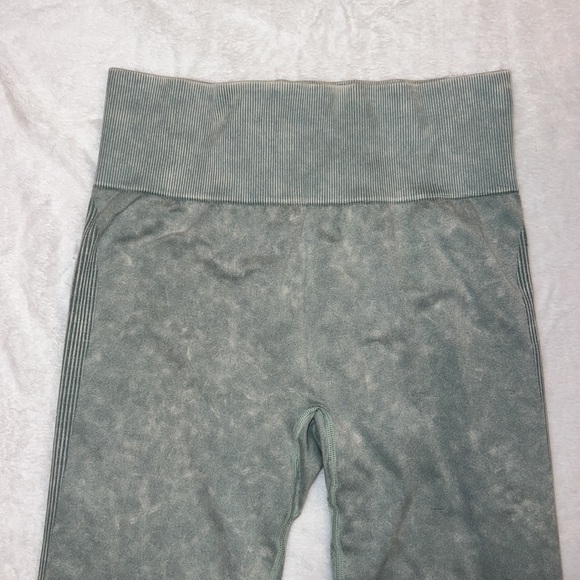 Victoria’s Secret PINK Seamless Leggings Mint Green Medium - Picture 2 of 7